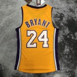 Los Angeles Lakers Yellow  Kobe  #24 BRYANT   NBA Jerseys  2008-2009