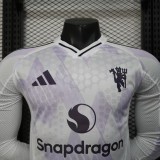 Manchester United  Long Away Player 1:1 Quality Soccer Jersey   25-26