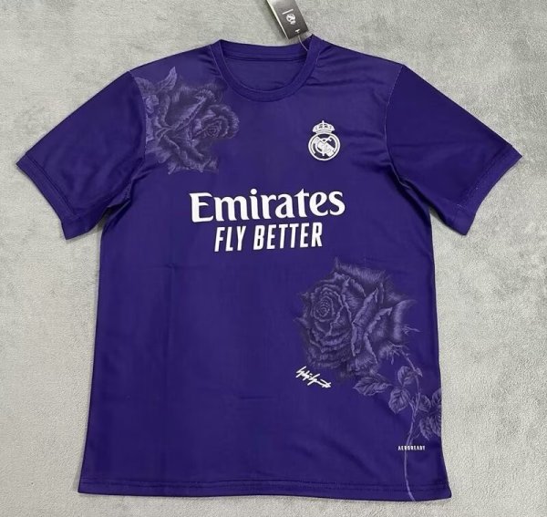Real Madrid Co-branded Special Edition Purple Fans  1:1 Quality Soccer Jersey   24-25