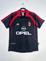 Retro AC Milan away Fans  1:1 Quality Soccer Jersey    2000-2001