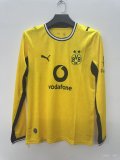 Dortmund Home Long Sleeve Fans 1:1 Quality Soccer Jersey  26-27