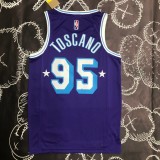 Los Angeles Lakers City Edition Purple #95 TOSCANO 1:1 Quality NBA Season Jerseys 2022