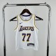 Los Angeles Lakers kids  white #77 DBNCIC NBA Jerseys  2023