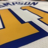 Golden State Warriors White San Francisco #11 THOMPSON 1:1 Quality NBA Season Jerseys