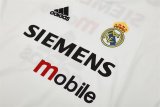 Retro Real Madrid Training White Fans 1:1 Quality Soccer Jersey 2004-2005
