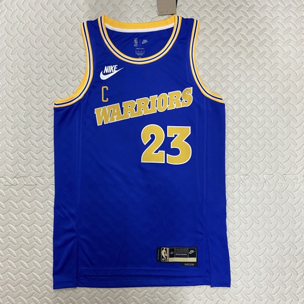 Golden State Warriors Blue Retro  #23 GREEN 1:1 Quality NBA Season Jerseys 2024