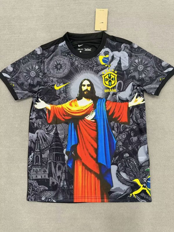Brazil  Jesus Special Edition  fans 1:1 Quality Soccer Jersey  25-26