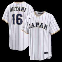 MLB JAPAN White #16 OHTANI 1:1 Quality Baseball  Jerseys  World Cup