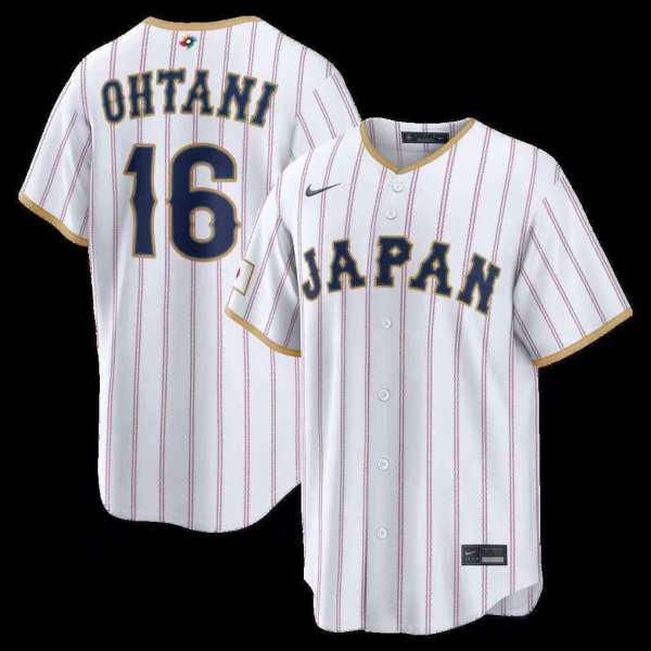 MLB JAPAN White #16 OHTANI 1:1 Quality Baseball  Jerseys  World Cup