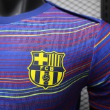 Barcelona  Pre match Uniform Player  1:1 Quality Soccer Jersey 25-26