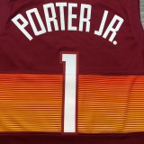 Denver Nuggets  City Edition Red #1 PORTER JR. 1:1 Quality NBA  Season Jerseys 2021