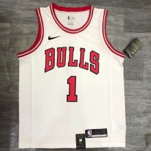 Chicago Bulls White #1 ROSE  1:1 Quality NBA  Season Jerseys