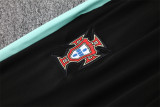 Portugal Training Tracksuit Green Black (Kids And Man )  1:1  25-26