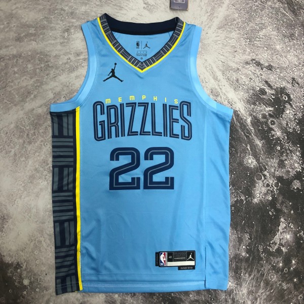 Memphis Grizzlies City Edition Blue  #22 BANE 1:1 Quality NBA Jerseys 2023
