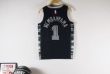 San Antonio Spurs Kids  Black #1 WEMBANYAMA NBA Jerseys 2023