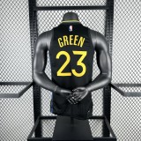 Golden State Warriors BLACK JORDAN #23 GREEN 1:1 Quality NBA Season Jerseys 2025