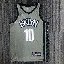 Brooklyn Nets Grey #10  SIMMONS 1:1 Quality NBA  Season Jerseys 75 Year