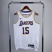 Los Angeles Lakers  White  #15  REAVES   1:1 Quality NBA Season Jerseys  2023