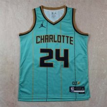 Charlotte Hornets  Green #24 MALLER 1:1 Quality NBA Jerseys 2025