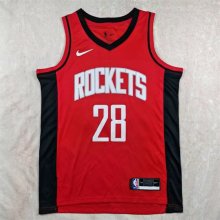 Houston Rockets Red   #28 SENGUN NBA Jerseys
