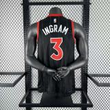 Toronto Raptors Black  #3 INGRAM 1:1 Quality NBA  Season Jerseys 2023