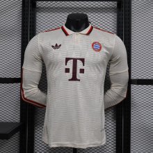 Bayern Munich third away Long sleeves Player 1:1 Quality Soccer Jersey   24-25