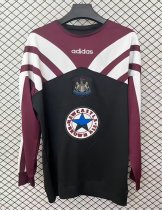 Retro Newcastle Hoodie Red Black Jacket  Tracksuit  1:1 Quality Soccer Jersey  25-26
