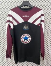 Retro Newcastle Hoodie Red Black Jacket  Tracksuit  1:1 Quality Soccer Jersey  25-26