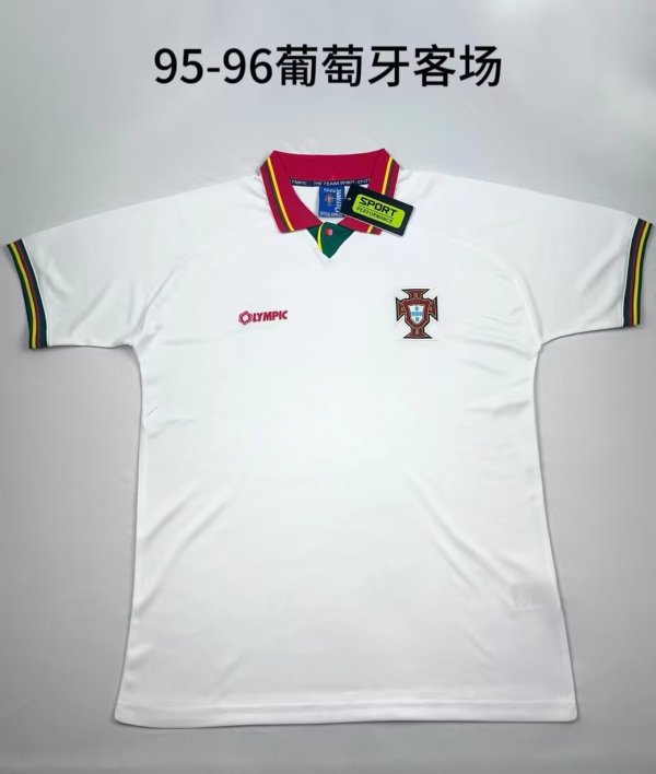 Retro Portugal away 1:1 Quality Soccer Jersey  1995-1996