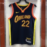 Golden State Warriors  V-neck Black City  Edition #22 WIGGINS 1:1 Quality NBA Season Jerseys 2021