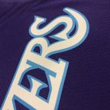 Los Angeles Lakers 75 Year Kobe #8 BRYANT Purple City Edition NBA Jerseys 2022