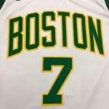 Retro Boston Celtics White #7 BROWN  1:1 Quality NBA Jerseys  2019