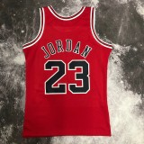 Chicago Bulls Red #23 JORDAN 1:1 Quality NBA  Season Jerseys  1998