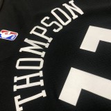 Golden State Warriors Black V-Neck City  Edition   #11 THOMPSON 1:1 Quality NBA Season Jerseys 2019
