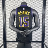 Los Angeles Lakers City Edition Black   #15 Reaves 1:1 Quality NBA  Season Jerseys  2026