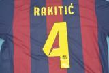 Retro Barcelona long  Home  1:1 Quality Soccer Jersey  2014-2015