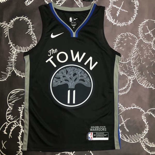 Golden State Warriors Grey Retro  #11 THOMPSON 1:1 Quality NBA Season Jerseys 2020