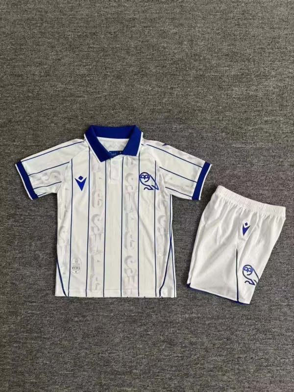 Sheffield wednesday  Third Away  kids  1:1 Quality Soccer Jersey   25-26