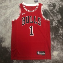 Chicago Bulls Red #1 ROSE 1:1 Quality NBA  Season Jerseys  2023