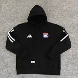 Lyon Hoodie Black Blue Green  Red  Grey  White Jacket  Tracksuit  1:1 Quality Soccer Jersey  25-26