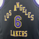 Los Angeles Lakers City Edition  Black  #6 JAMES 1:1 Quality NBA Season Jerseys  2026