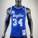 Retro Los Angeles Lakers Blue #34 O'NEAL  1:1 Quality NBA Season Jerseys 1996-1997
