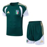 italy Training Green With Pants Sets Player 1:1 Quality Soccer Jersey  26-27（2026）