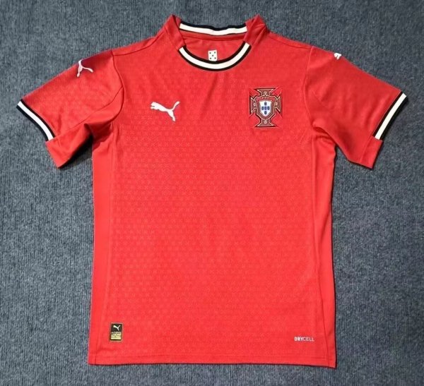 Portugal  Home Fans 1:1 Quality Soccer Jersey  25-26
