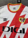 Rayo Vallecano Home  Fans   1:1 Quality Soccer Jersey   24-25