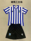 Sheffield wednesday  home  kids  1:1 Quality Soccer Jersey   24-25
