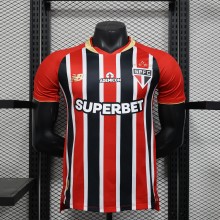 Sao Paulo Home  player  1:1 Quality Soccer Jersey 25-26