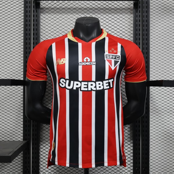 Sao Paulo Home  player  1:1 Quality Soccer Jersey 25-26