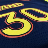 Golden State Warriors  V-neck Black City  Edition #30 CURRY 1:1 Quality NBA Season Jerseys 2021
