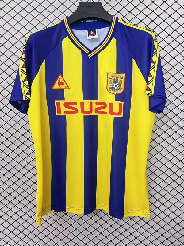 Retro Coventry City Away Fans   1:1 Quality Soccer Jersey 1998-1999